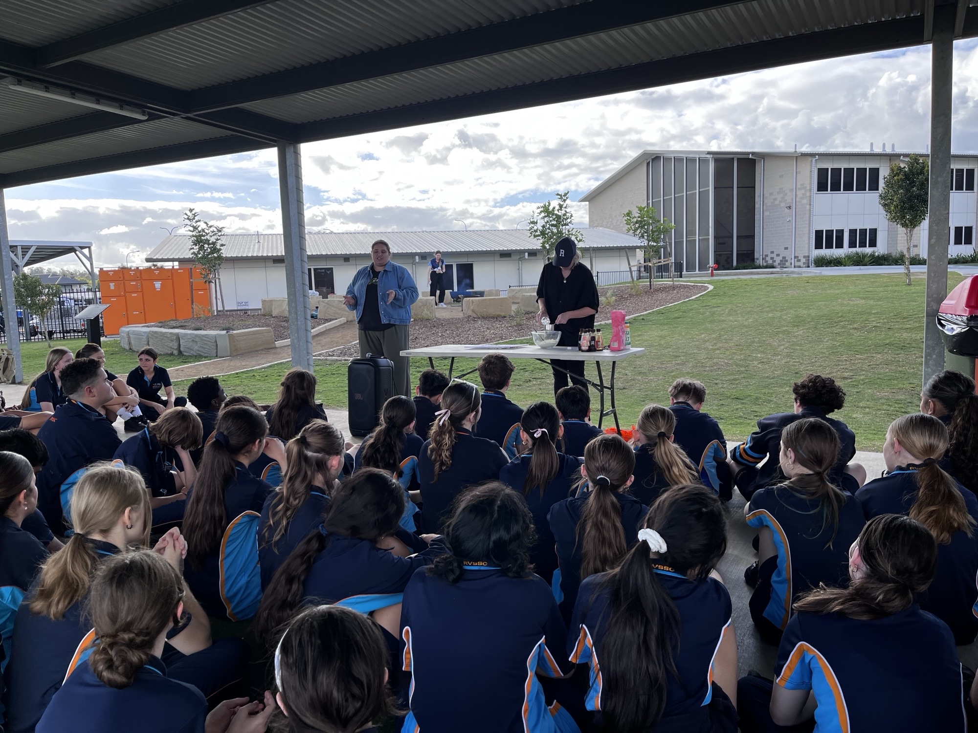 Community Education Counsellor supporting students at Ripley Valley State Secondary College