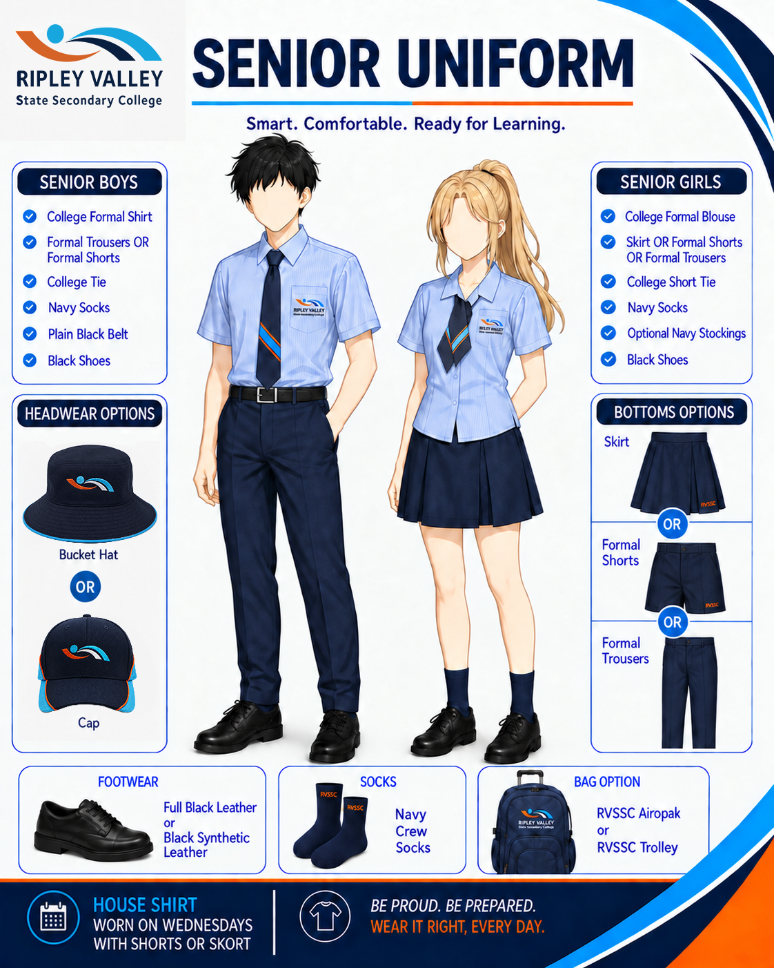 Ripley Valley State Secondary College Senior Secondary uniform