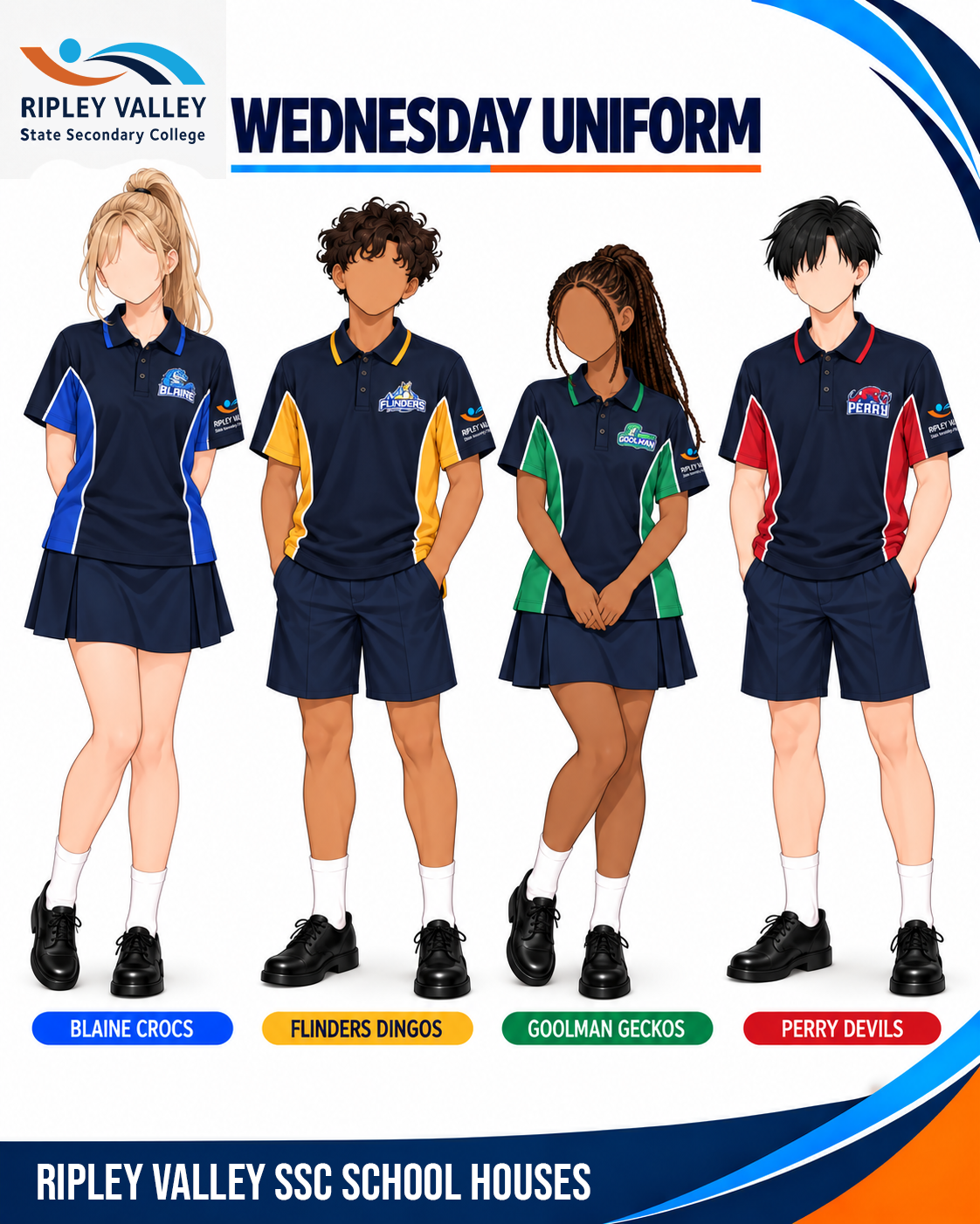 Ripley Valley State Secondary College sports uniform